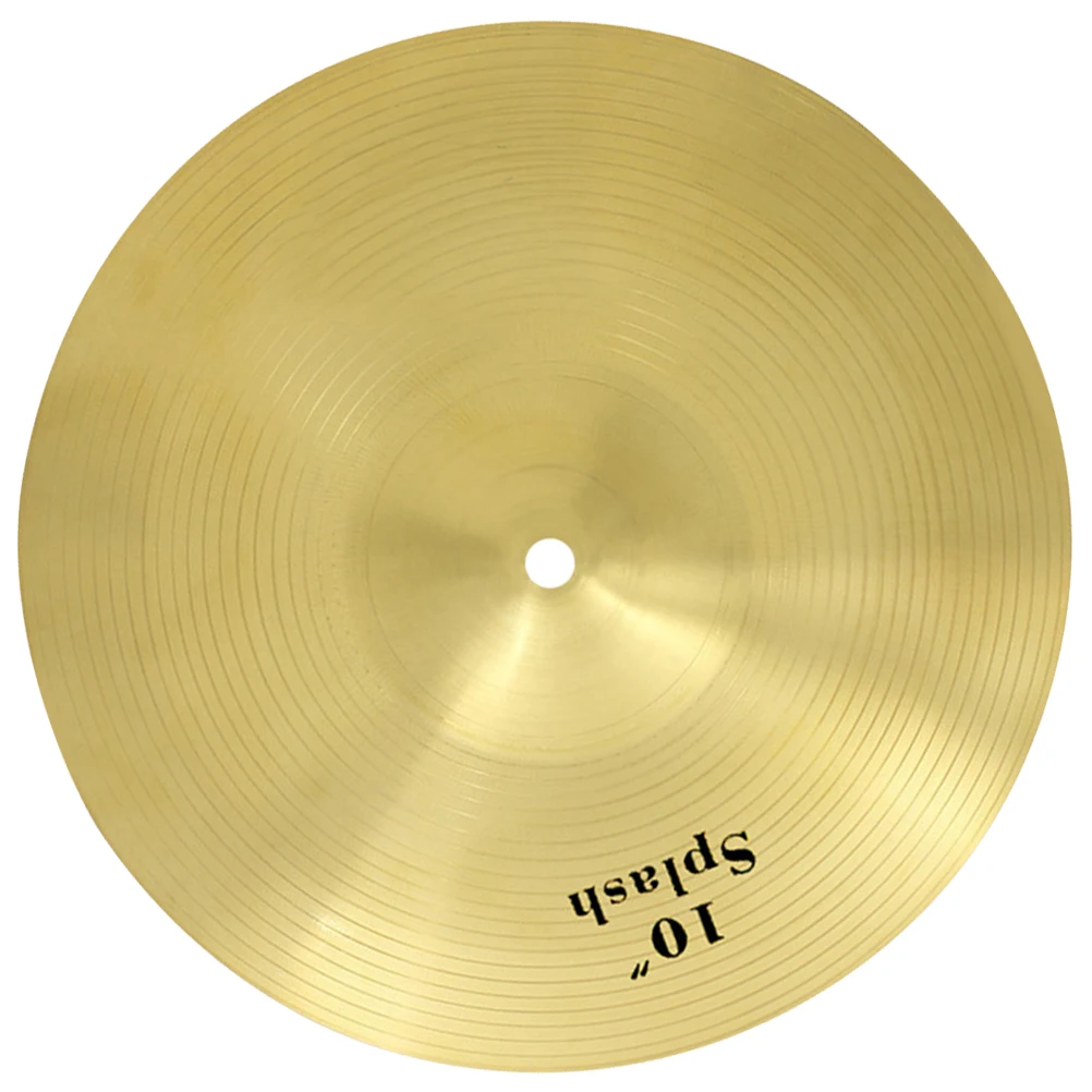 

8 Inch Drum Cymbals Crash Set Metal Drums Practice Music Instrument Supplies Sturdy Long Drum Set Cymbals Life