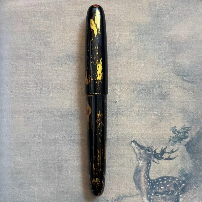 

Handmade Lacquer Limited Edition Import Wood Fountain Pen Long Knife M 0.7mm Natural High-grade Stone Patterns Ink Pens Write