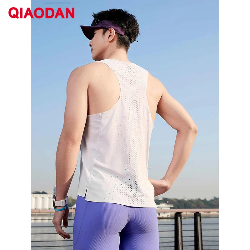 QIAODAN Feiying PB6 Men Running Tank Tops 2026 Summer New Moisture Wicking Sport Vest GYM Workout