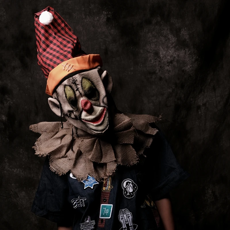 

Halloween adult full head scary clown costume cosplay mask costume adult fun party showparty supplies
