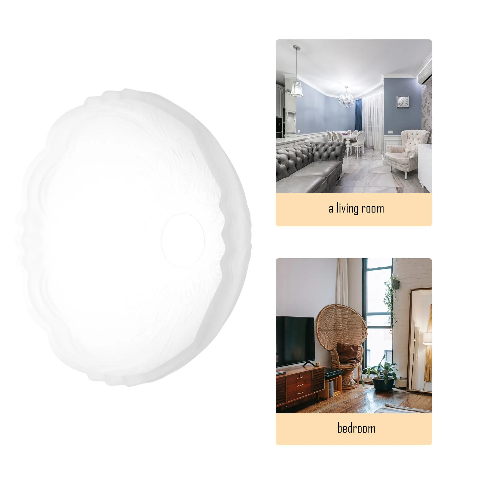 1Pcs Frosted Glass Lamp Shade Premium Matte Finish Soft Light Diffuser for Table Lamp Chandelier Bedside Ceiling Pendant