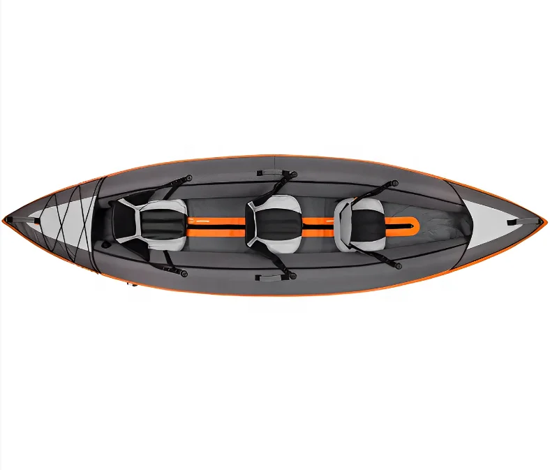 Good Quality Durable 0.9mm PVC Aluminium Kayak Paddle Inflatable Fishing Kayak Boat With Factory Price