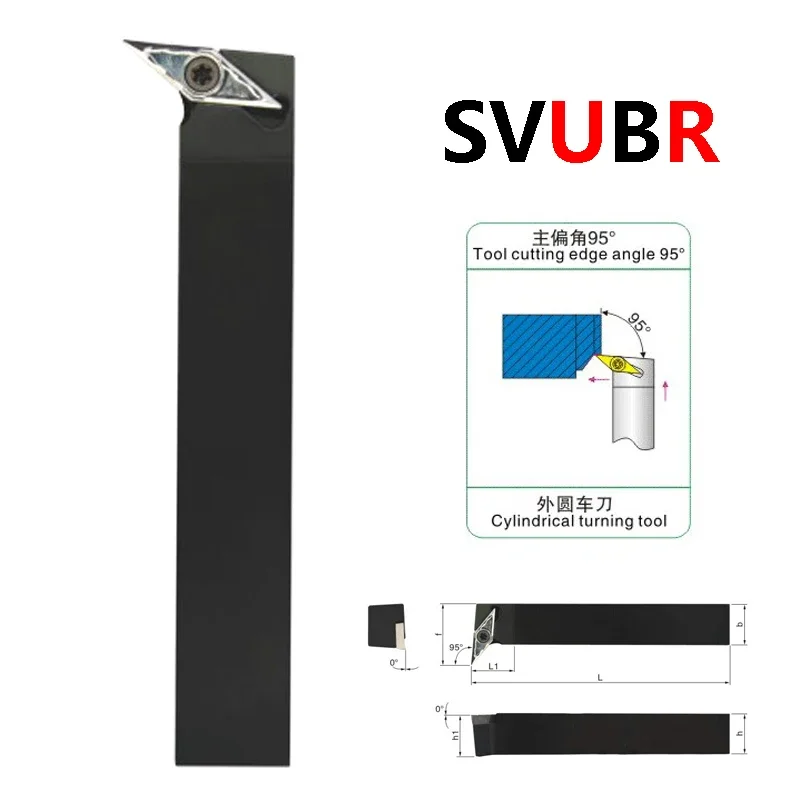 CHESLEY Lathe Cutting Bar SVJBR SVQBR SVUBR SVVBN SVQBL 2020K16 External Turning Tool Holde CNC Carbide Inserts Holder