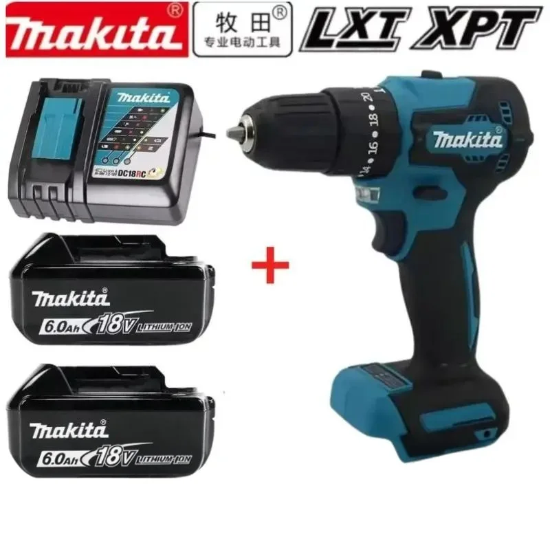 

100% Origina Makita 18V 5ah 6ah 9ah Powerful tool battery+charger, For makita batter lithium rechargeable impact drill household