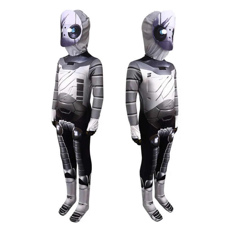 Wilderness Robot Robotcosplay บทบาทเล่น STAGE เครื่องแต่งกายเกมอะนิเมะบทบาทเล่น Wilderness หุ่นยนต์ใหม่