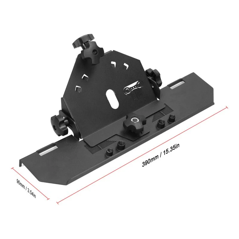 Outil de chanfrein utilitaire en alliage d'aluminium, chanfrein 45 °, meuleuse d'angle de type 125, support rapide, installation de vis, multifonctionnel