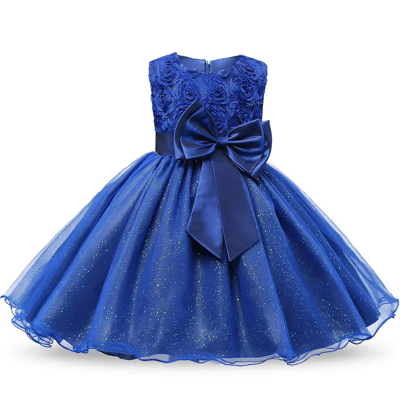 Flower Princess Party Dresses Children\'s Clothing Kids Dresses for Girls Wedding Birthday Gown for 4 6 8 9 10 Yrs Chritmas Dress