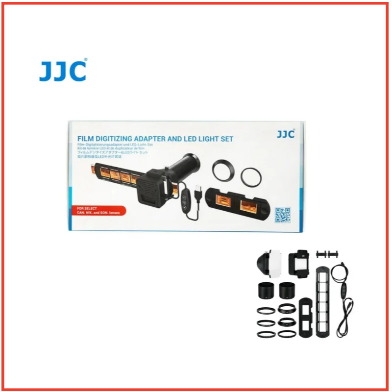 JJC 35mm Negative Film Slides Digitizing Adapter LED Light Negatives Scanner for Nikon D850 Sony