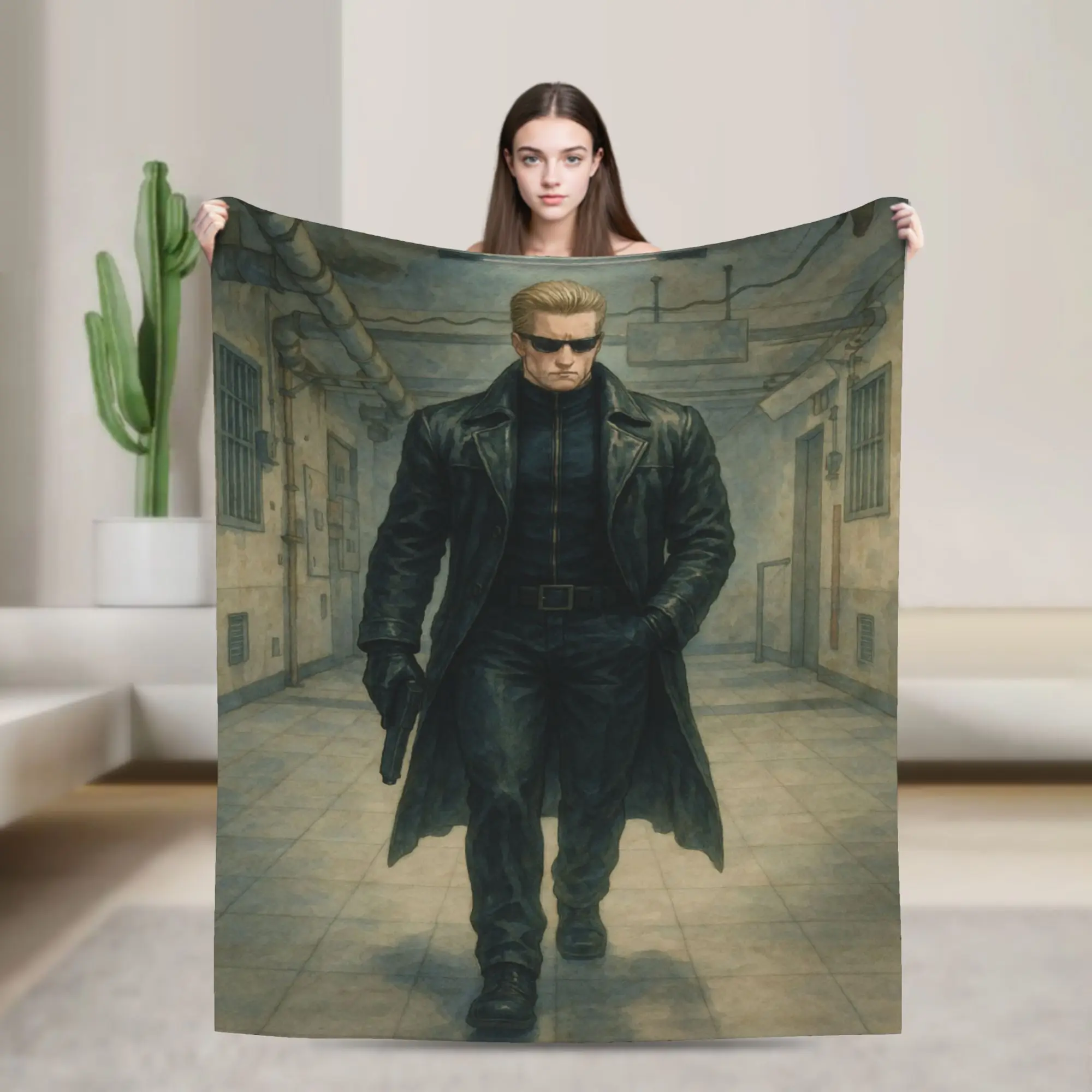 Albert Wesker  Blanket Multiple Sizes Soft and Lightweight  Throw Blankets for Sofa Couch and Bed