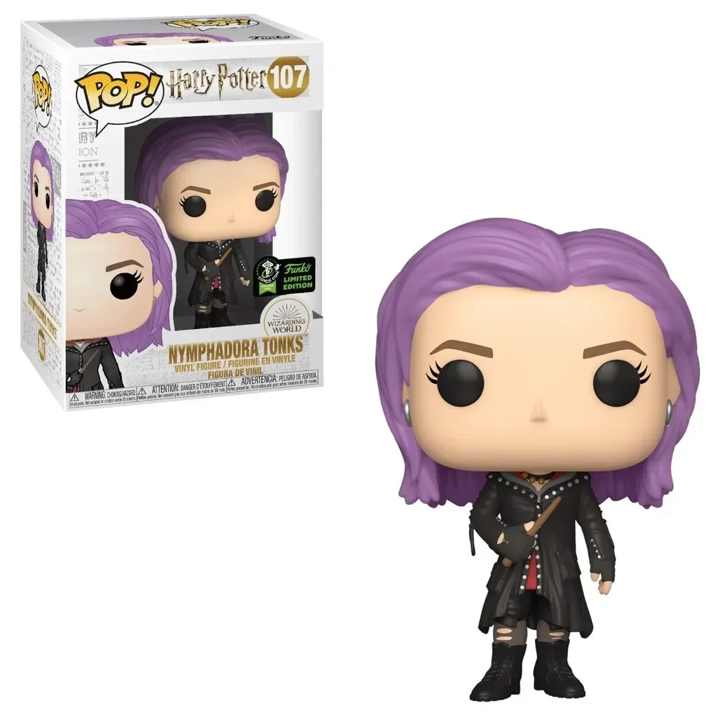 FUNKO Pop Harri Potter Nymphadora Tonks 107 # Figuras de juguete de acción de PVC, edición limitada, modelo coleccionable exclusivo, juguetes para niños