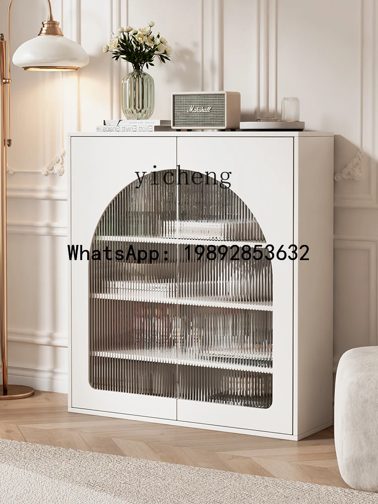 Solid Wood Closet Fireplace Cabinet Display Cabinet Middle Ancient Cabinet   Minimalist Hallway