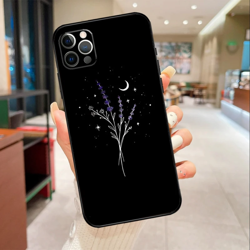 Constellations Stars Sun Moon Galaxy Phone Case For iPhone 17 Air 16 15 13 11 12 14 Pro Max mini 15 16 Plus 16e Protective Cover