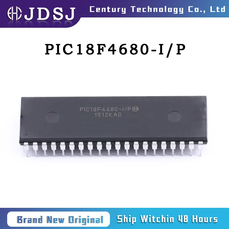 

1PCS/5PCS/20PCS/50PCS PIC18F4680-I/P IC MCU 8BIT 64KB FLASH 40DIP Brand New Original Chip