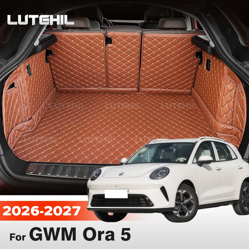 Для GWM Ora 5 2026 2027 Автомобильный коврик для багажника с полным покрытием, защитная накладка, вкладыш для багажника, аксессуары для салона.