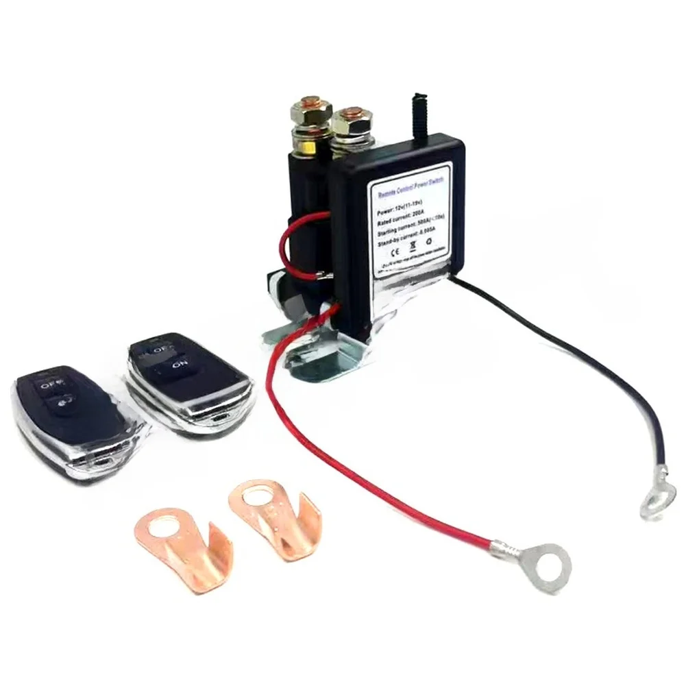 500A Remote Control Power Switch 12V 24V Battery Disconnect Isolator For Car Truck Vehicle Electrical Equipment