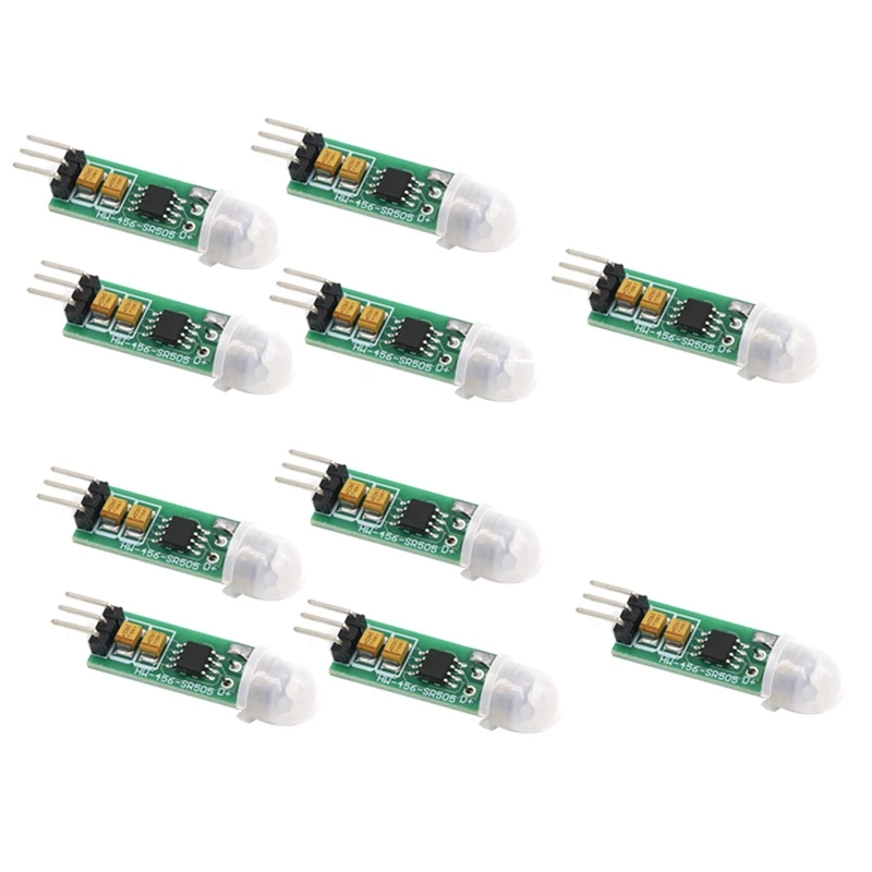 

10PCS HC-SR505 Human Body Sensor Module Mini IR PIR Human Sensor Module For Arduino