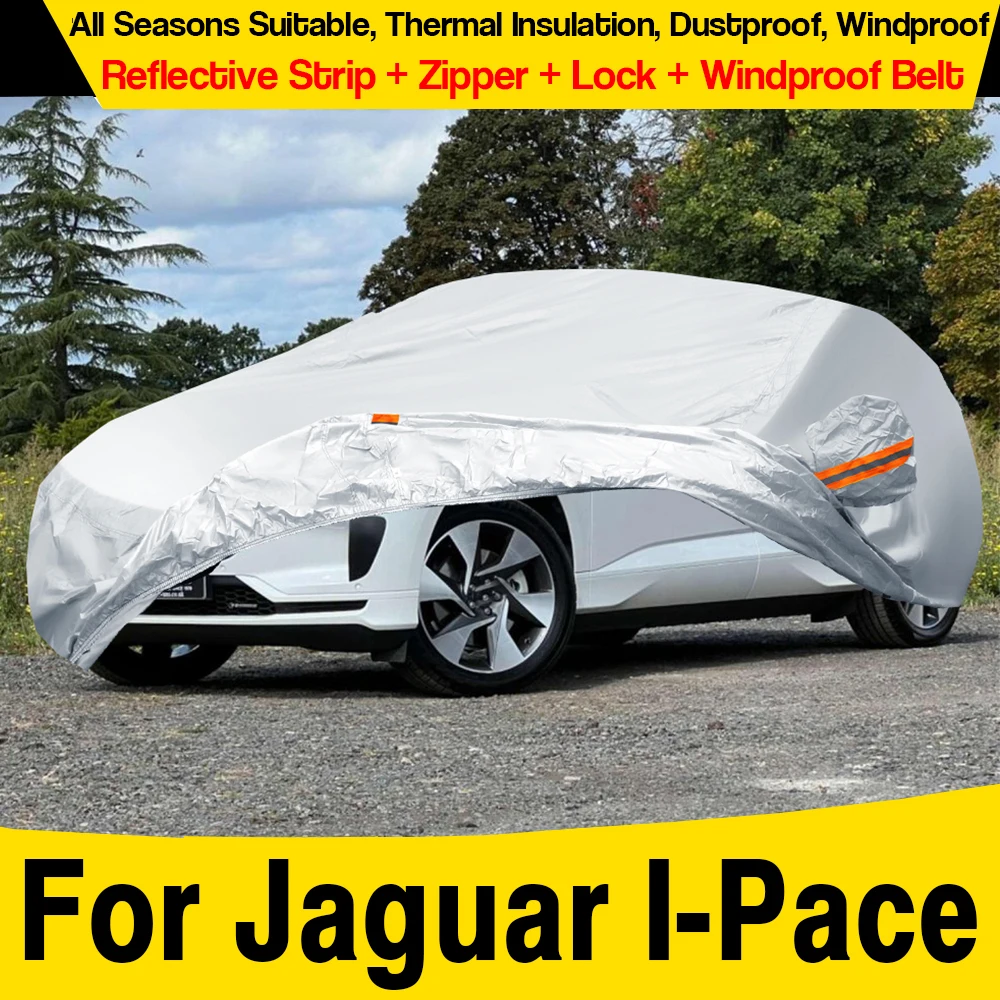 

Автомобильный чехол для Jaguar I-Pace Ipace 2018-2026, защита от УФ-лучей, солнца, дождя, снега, царапин, пылезащитный чехол для внедорожника