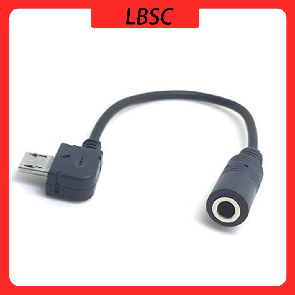 LBSC Micro USB Female Jack to 3.5mm Stereo Female Audio Adapter Cable for Nokia Mobile Phone