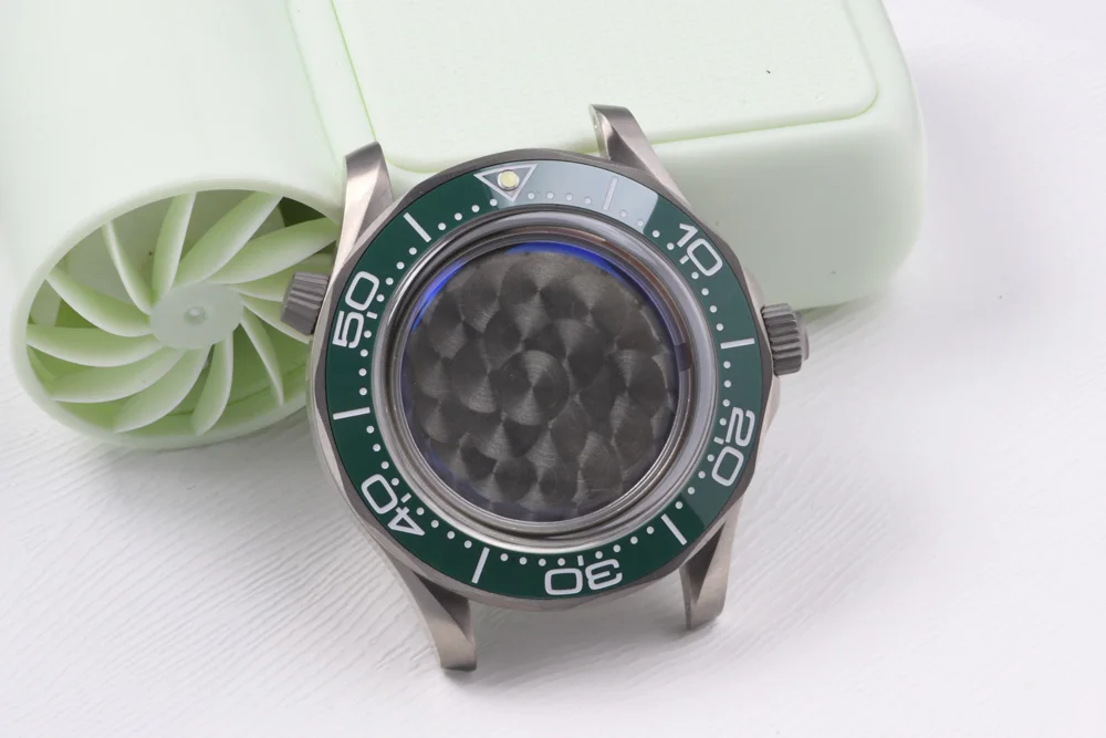 Seamaster 007 Titan-Uhrengehäuse Passend für Seiko Luminous Saphirglas Taucheruhr für NH35/NH36 Automatikwerk Uhrenteile – Detail 2