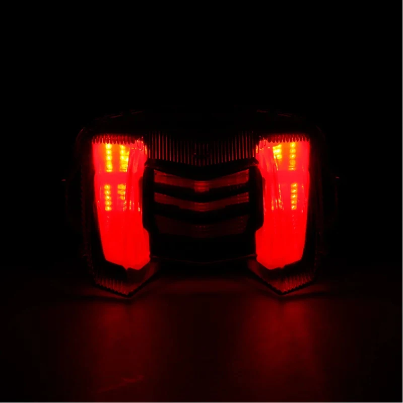 LED Taillight For Yamaha MT-09 MT09 MT 09 FZ-09 FZ09 2017-2020 E24 E-mark  Motorcycle Rear Tail Brake Light Lamp w/ Indicators