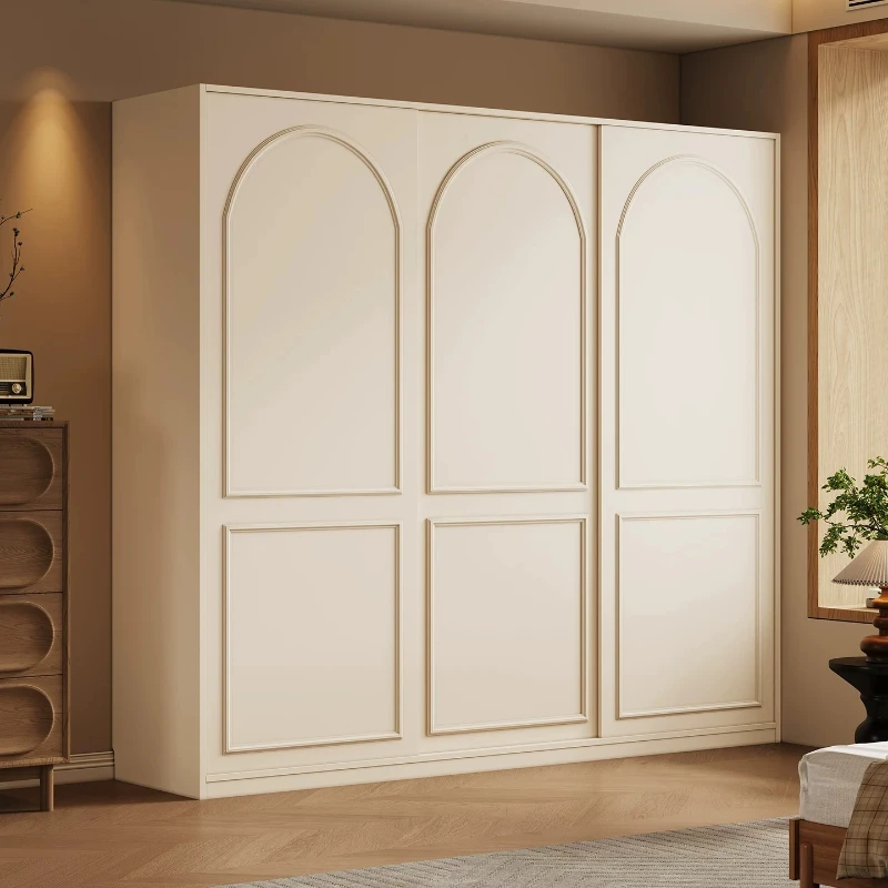 Hanging Clothes Wardrobes Adults Sliding Doors Space Saving Wooden Wardrobes Bedroom Storage Guarda Roupa Casal Furniture Home