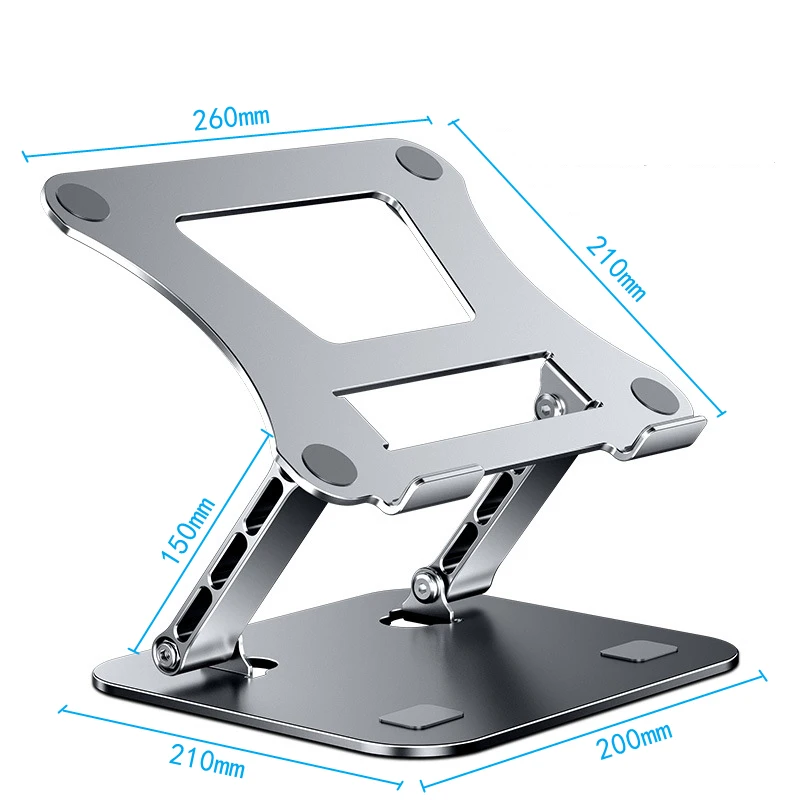 Portable Fold Tablet Stand for Desk, Laptop Stand Adjustable Notebook Tablet Holder Up to 10-17