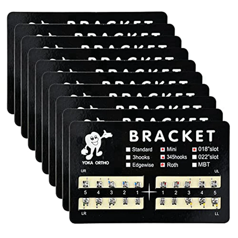 20Pack Model Metal Brackets Braces 018 Slot 345 Hooks