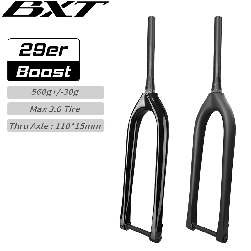 BXT Full Carbon Mtb Bike Fork Boost 110*15mm 29er Mountain Bike Fork 29