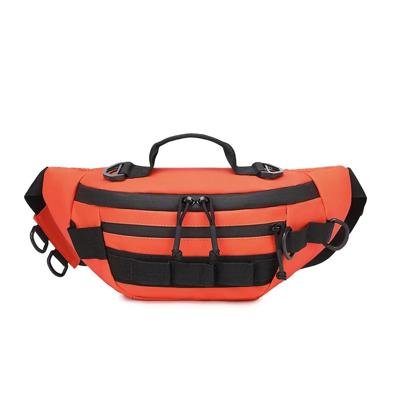 Fishing Lure Tactical Waist Chest Pack with Molle, Outdoor Sport Crossbody Pouch for Hunting Camping Hiking Cycling