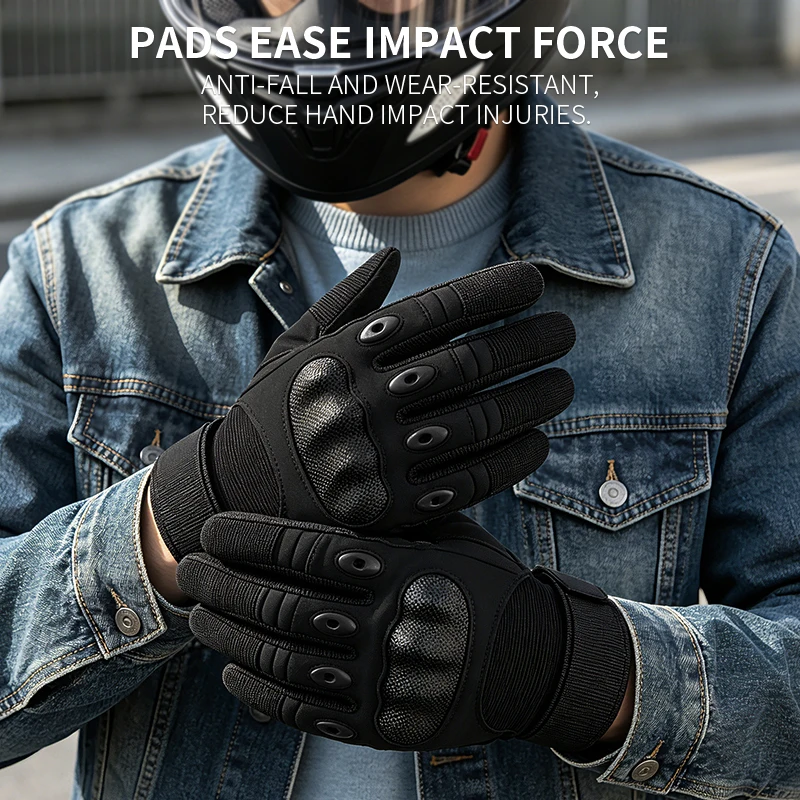 Motorcycle riding gloves - Half-fingered and full-fingered. Motorcycle gloves. Leather fingerless motorcycle gloves.