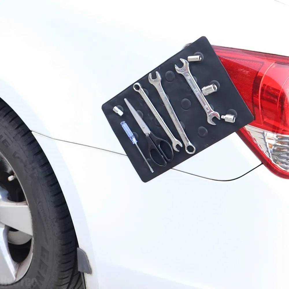 2024 New Flexible Magnetic Tool Holder for Wrenches Bolts Nuts Screw Mag-Pad Other Parts Tray for Car Garage Home 11.8\