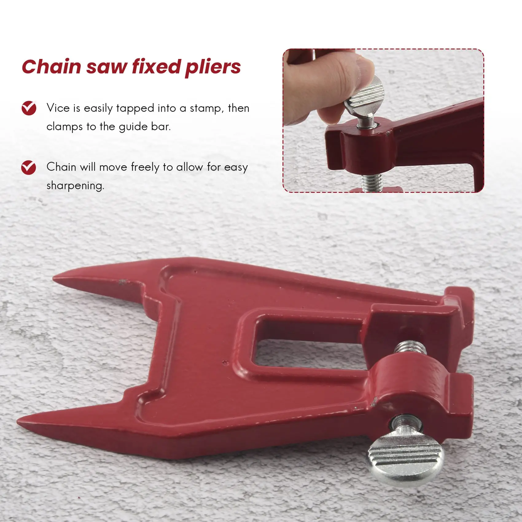 [A93Z!】 Chainsaw Sharpening Vise Chainsaw Accessories Stump Vise Chainsaw Vise Chainsaw Tool, Chainsaw Sharpening Tools Saw Vise