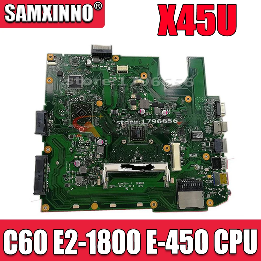 

X45U original Is Suitable for ASUS A45U X45U K45U Notebook Mainboard with C60 CPU X45U Laptop Motherboard