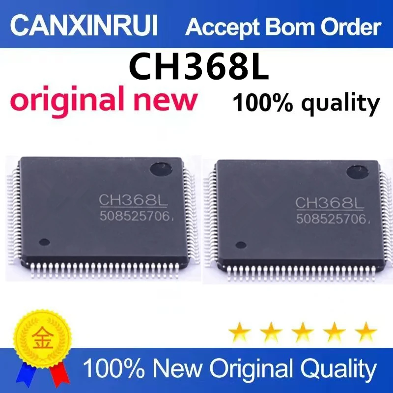 （5pcs-10pcs）Brand new original CH368L package LQFP64 PCIE bus interface chip communication interface integrated circuit