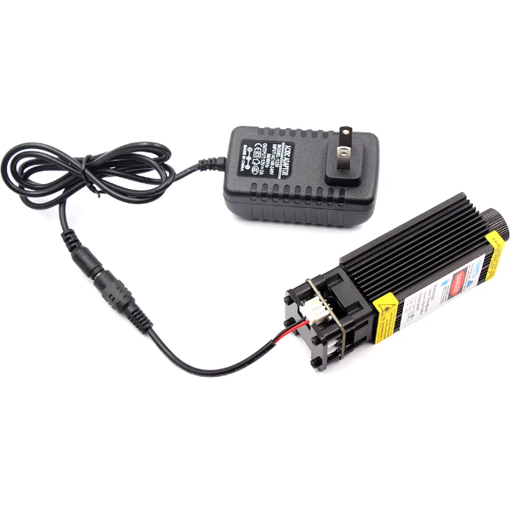 Focusing 520nm 1W Green  Laser Module PWM Landmark Laser Light DC 12V