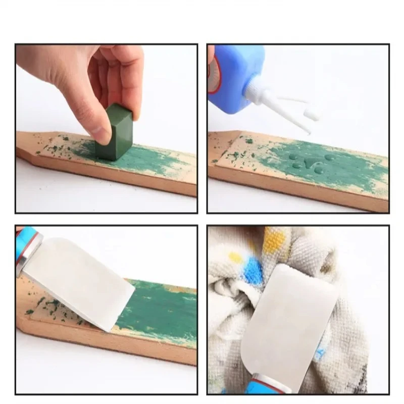 1 Stücke Grüne Polierpaste Aluminiumoxid Fein Schleifmittel Grün Buff Polierpaste Metall Schmuck Polierpaste Schleifpaste