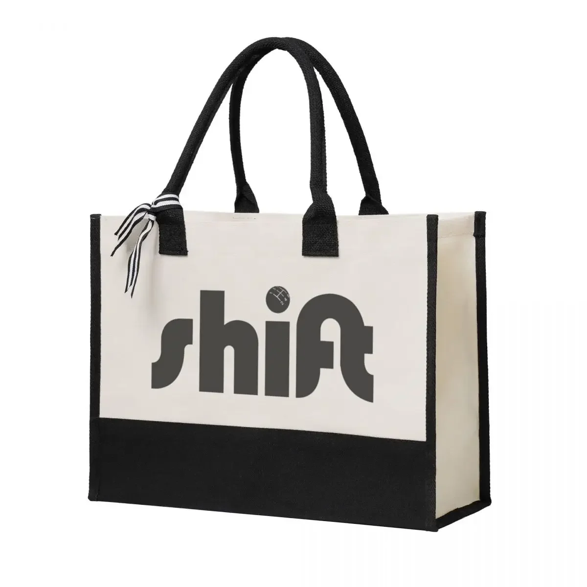 Canvas Gift Shopping Bag Shift (dark) Canvas Large Capacity Bag Customizable Quality Gifts