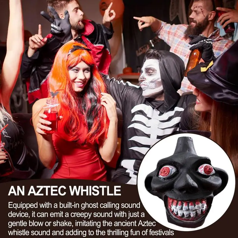 

Aztec Death Whistle Loud Whistle Demon Shaped Loudest Death Whistle Loud Stress Relief Toys With Unique Sound For Modern