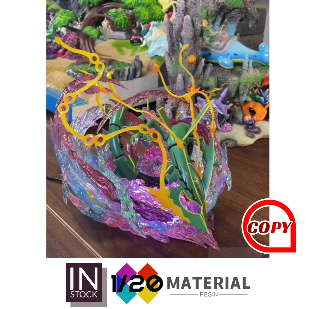 [En Stock] Maqueta de Resina a Escala 1/150 [PALLET TOWN] – Mega Rayquaza Split3-4