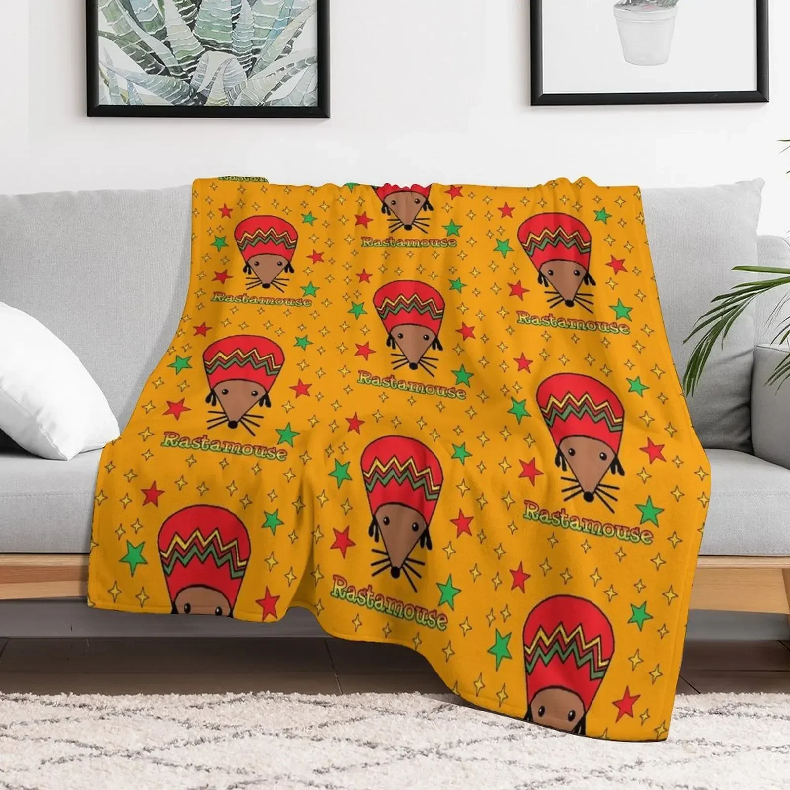 

Rastamouse, of the Easy Crew Throw Blanket Custom sofa bed Soft Blankets