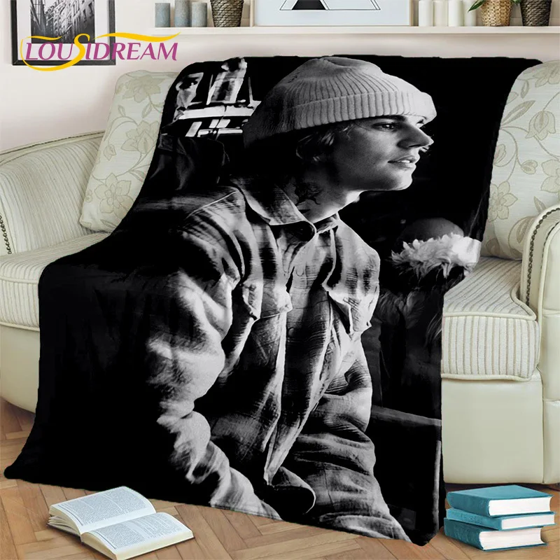 Popular Singer Justin Bieber JBiebs Blanket,Soft Throw Blanket for