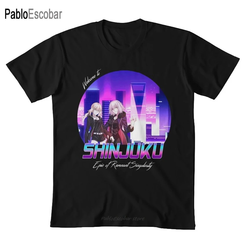 Vaporwave - Jeanne alter and Saber Alter Shinjuku T shirt fsn fgo fate grand order fatego fate stay night jeanne d arc