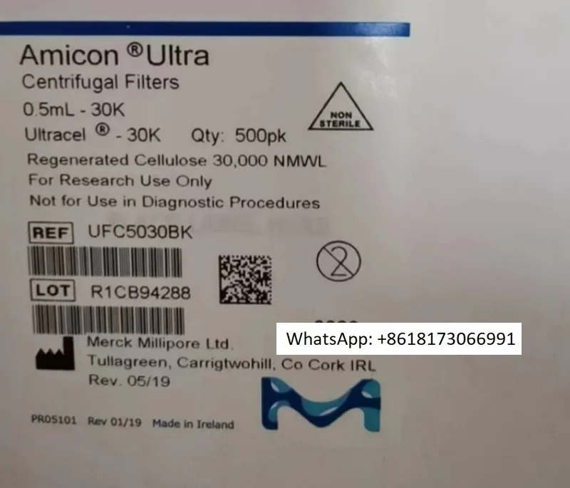 Millipore 0.5ml 30KD ultrafiltration centrifuge tube UFC503096/503024/5030BK