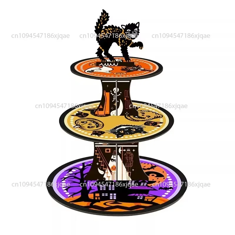 

Halloween Decorations Cake Stand Dessert Table Decorations Cake Stand Party Table Decorations Thick Cardboard Material