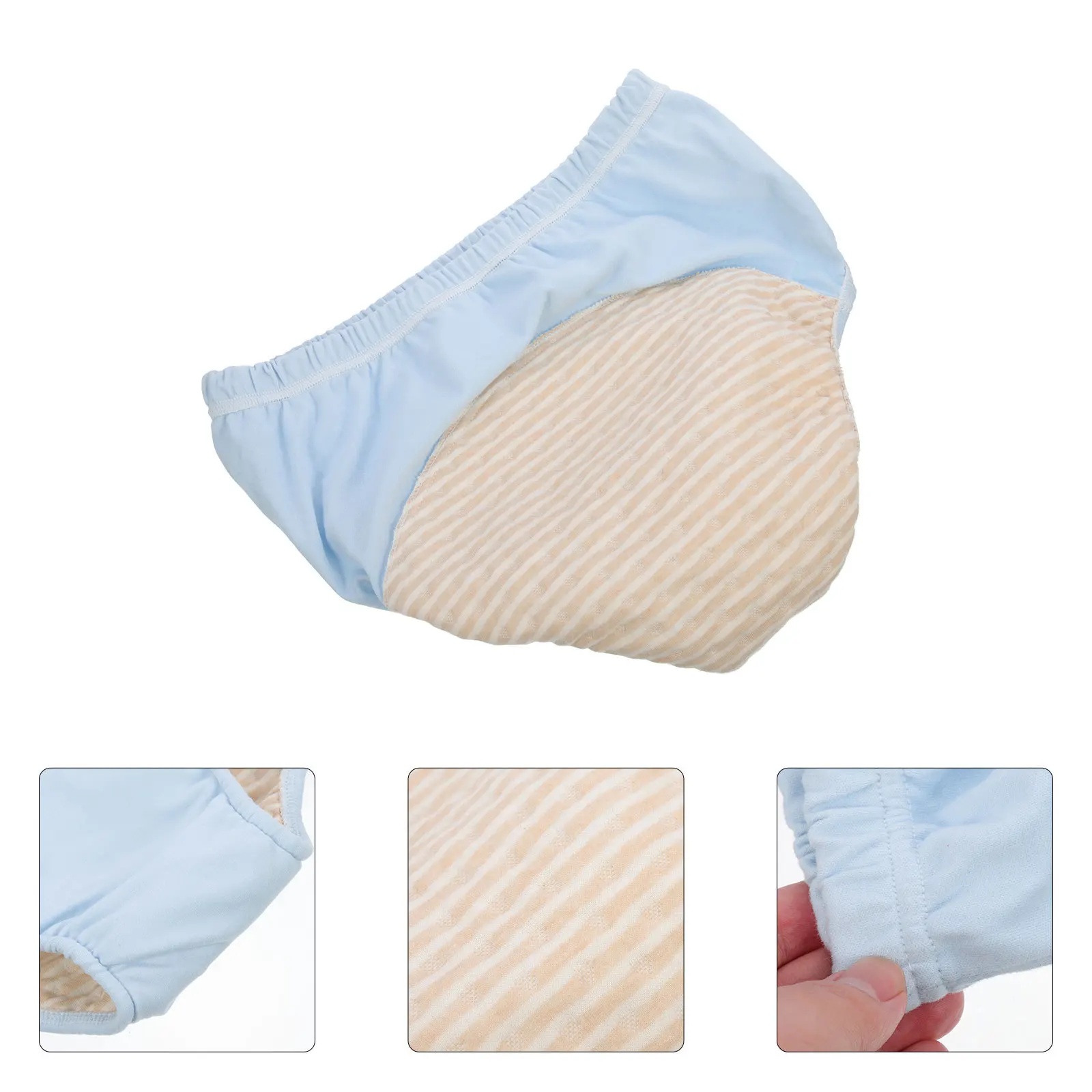 

Elderly Washable Cotton Fabric Breathable Urinary Diaper Comfortable Nursing Care Diaper Reusable