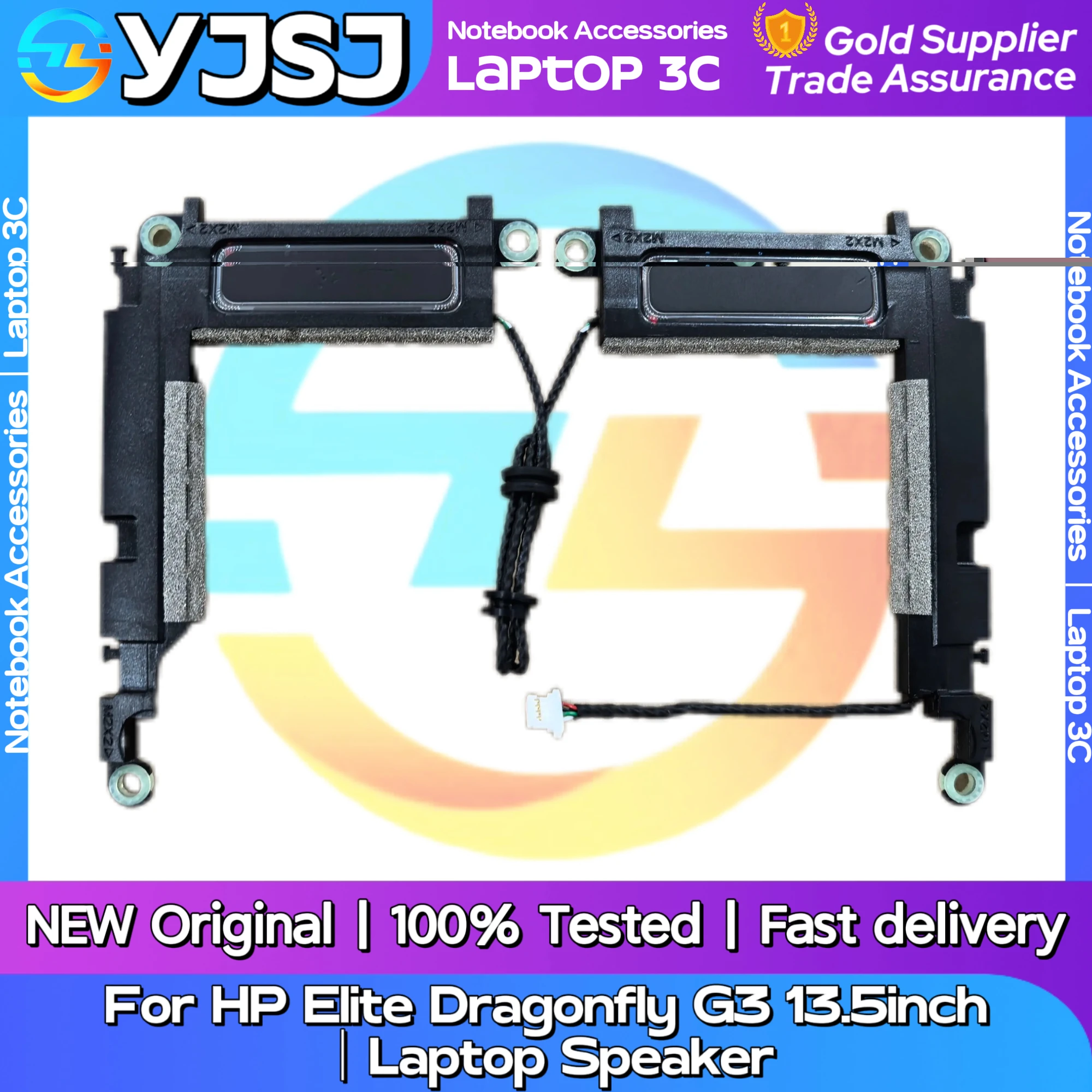 

New Original Laptop Notebook Audio Speaker For HP Elite Dragonfly G3 13.5inch built-in left and right speaker horn