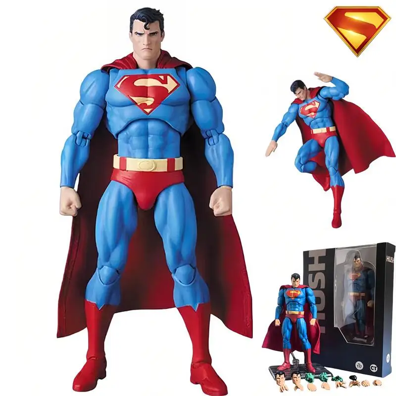 

New CT Toys Superman Hush 117 Version Dc Super Man Anime Cloth Made Action Figures Figurine Statue Model Toys Gift