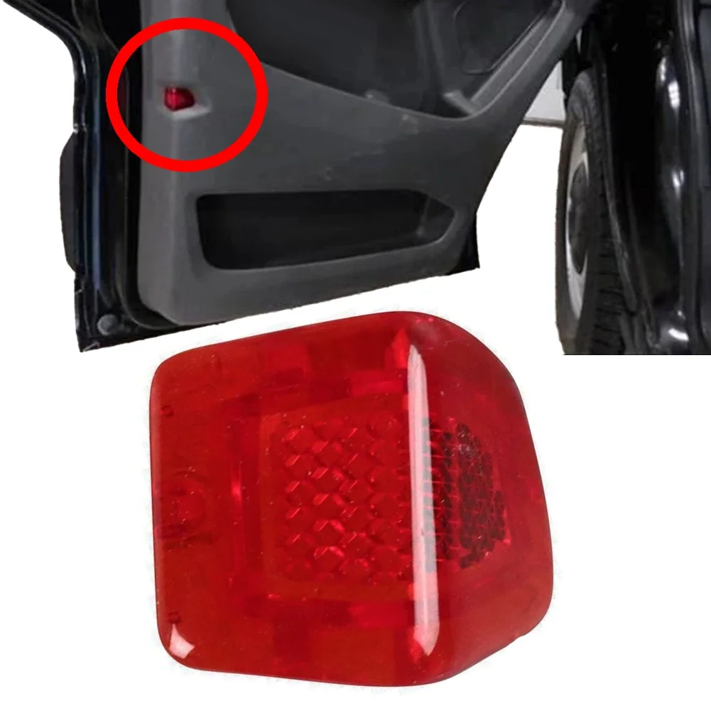 Car Front Door Reflector Door Signal Lamp Cover Red Reflective Film For Ford For Transit MK8 For Tourneo Custom 2012-23