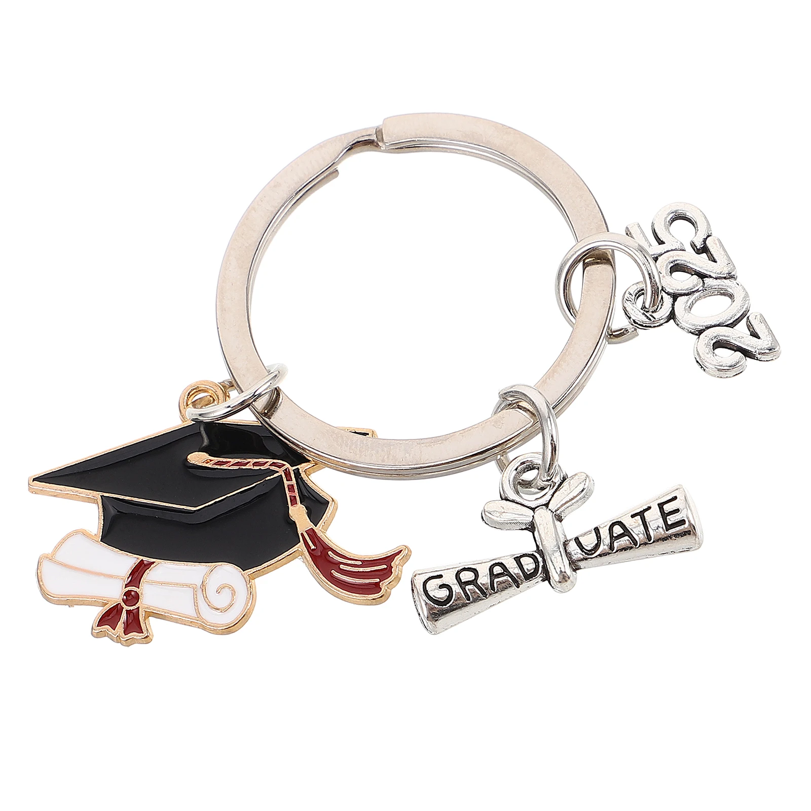 

2025 Graduation Cap Keychain Tassel Charm Photo Pendant Navy Miss Holder Bulk Party Favors Women Gifts Durable Reliable