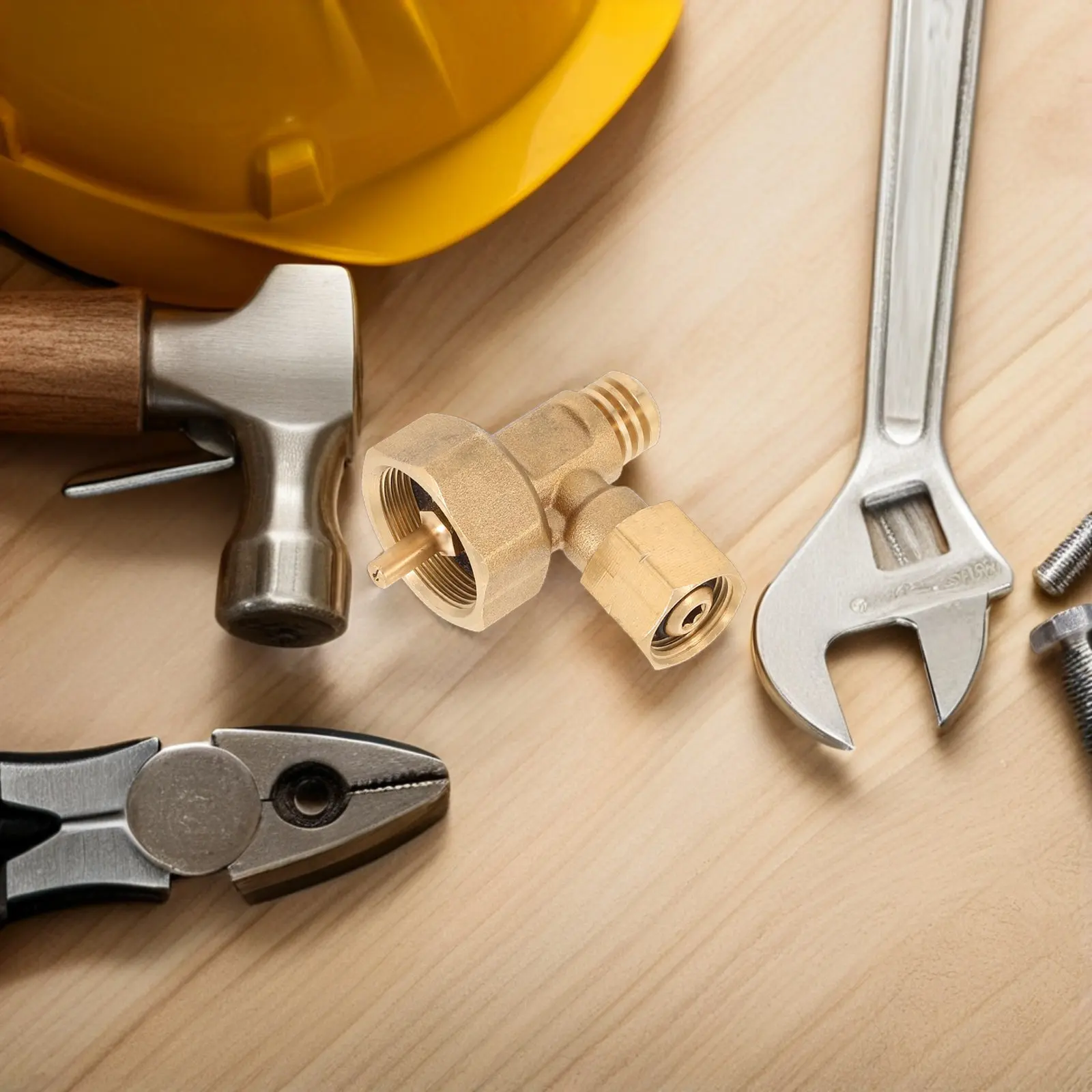 

Пропановый адаптер-угольник 90 градусов из латуни для газового баллона 1 фунт, коннектор для гриля, походной плиты, для приготовления пищи на открытом воздухе